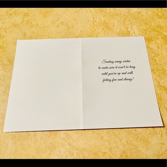 A Get Well Wish Greetings Card - Picture 3 of 4